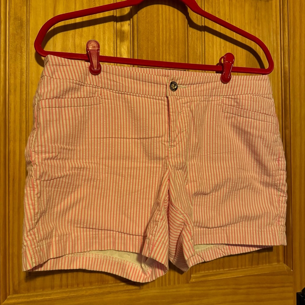 Lily Pulitzer Pink and White Striped shorts